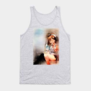 Reisalin Stout Anime Watercolor Tank Top